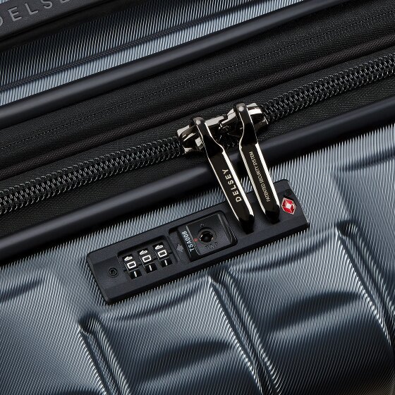 Delsey Paris Longitude 4 Rollen Trolley 76 cm mit Dehnfalte