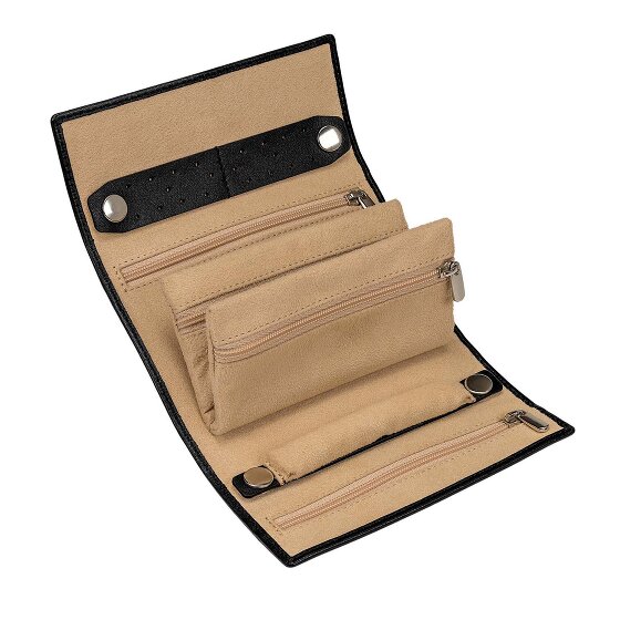 Windrose Nappa Schmuckkasten Leder 8.5 cm