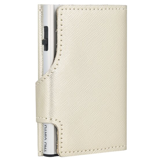 Tru Virtu Click & Slide Kreditkartenetui Geldbörse RFID Leder 6,5 cm