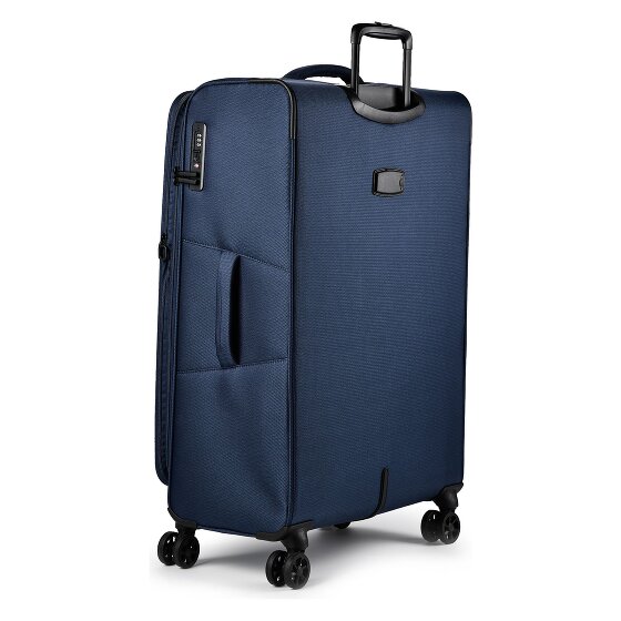 d&n Travel Line 9804 4 Rollen Trolley L 78 cm mit Dehnfalte