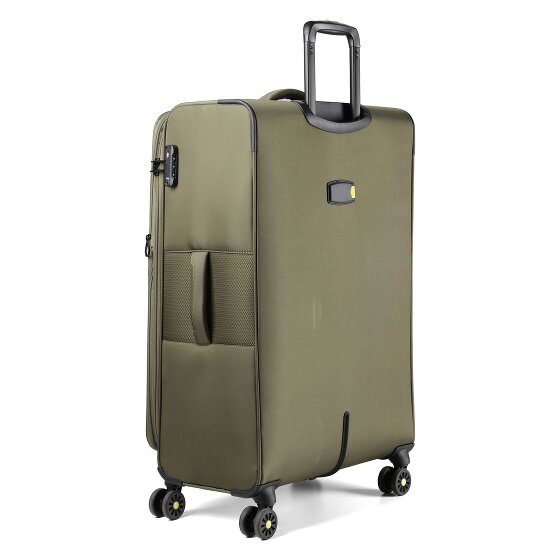 d&n Travel Line 9704 4 Rollen Trolley L 78 cm mit Dehnfalte