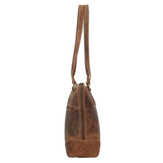 Greenburry Vintage Shopper Tasche Leder 37 cm Laptopfach
