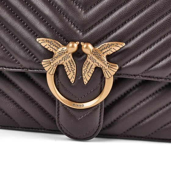 PINKO Love One Umhängetasche Leder 26.5 cm