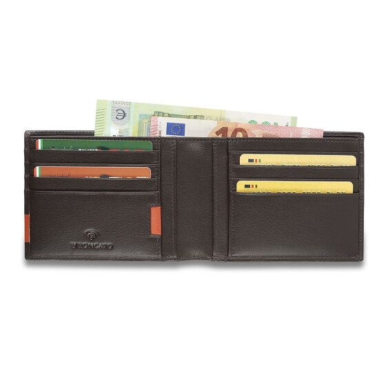 Roncato Monaco Geldbörse RFID Schutz Leder 12 cm