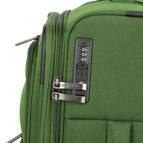 Travelite Cubis 4 Rollen Kabinentrolley S 55 cm mit Dehnfalte