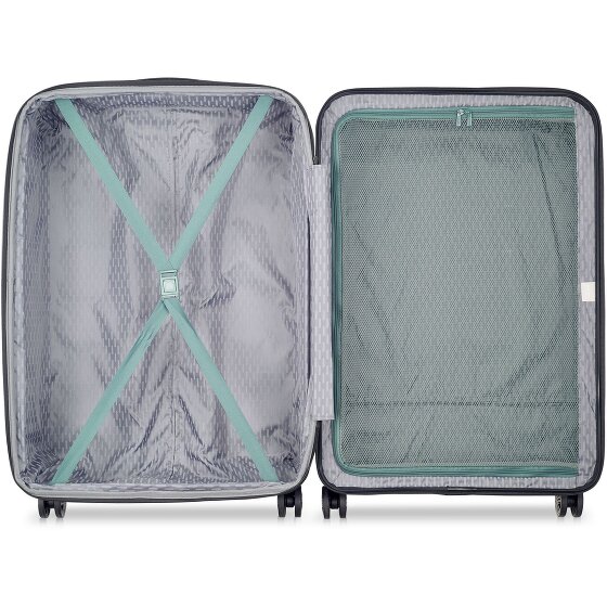 Delsey Paris Air Armour 4 Rollen Trolley 77 cm mit Dehnfalte