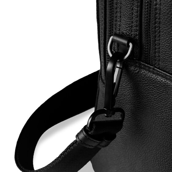 Bugatti Black Aktentasche Leder 38 cm Laptopfach