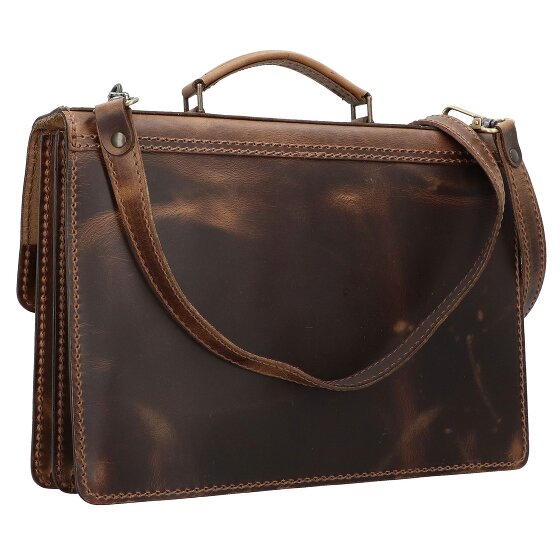 Mika Aktentasche Leder 38 cm