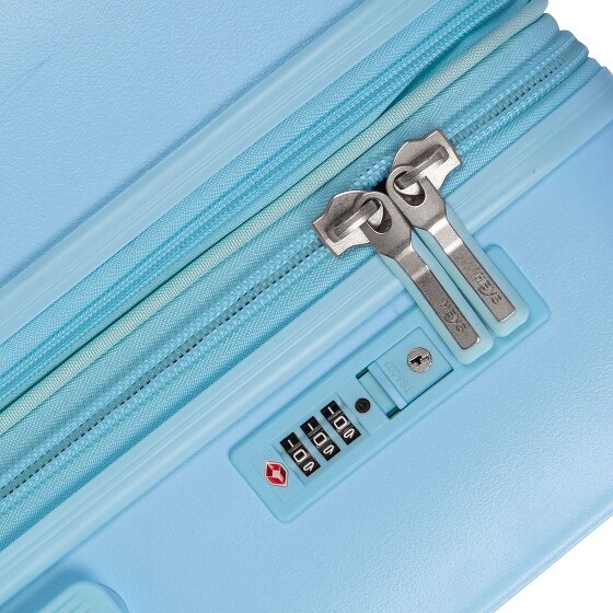 Heys Pastel 4 Rollen Kofferset 3-teilig mit Dehnfalte