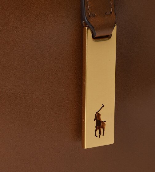 POLO RALPH LAUREN Polo ID Handtasche Leder 25 cm