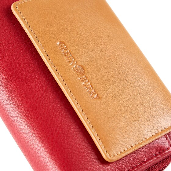 Greenburry Nappa Geldbörse RFID Schutz Leder 14 cm