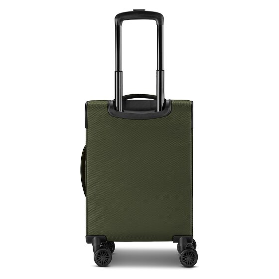 Bugatti Valencia Soft 4 Rollen Kabinentrolley S 55 cm mit Dehnfalte