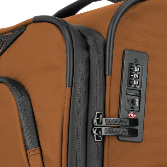 Travelite Briize 4 Rollen Kofferset 3-teilig mit Dehnfalte