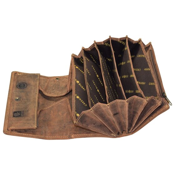 Greenburry Vintage Kellnertasche Geldbörse Leder 18 cm