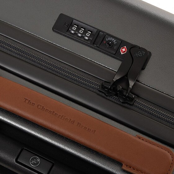 The Chesterfield Brand Zuna 4 Rollen Kabinentrolley S 55 cm