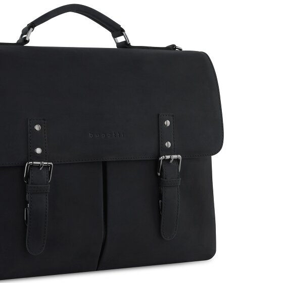 Bugatti Luca Aktentaschen Messenger Leder 39 cm Laptopfach