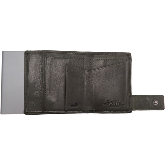SecWal SecWal 1 Kreditkartenetui Geldbörse RFID Leder 9 cm