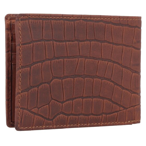 Esquire Croco Geldbörse RFID Schutz Leder 12 cm