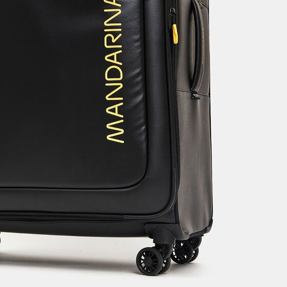 Mandarina Duck Eco Coated 4 Rollen Trolley XL 83 cm mit Dehnfalte