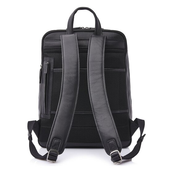 Castelijn & Beerens Daypack RFID Schutz Leder 42 cm Laptopfach