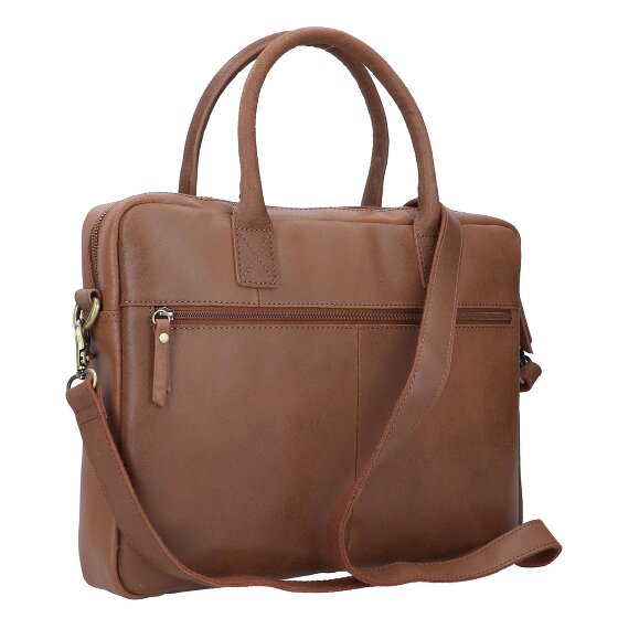 Burkely Vintage Aktentasche Leder 37 cm Laptopfach