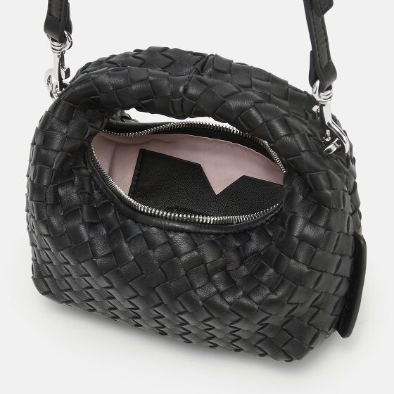 LES VISIONNAIRES Greta Micro weave Handtasche Leder 20 cm