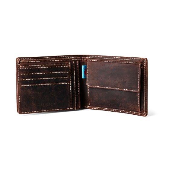 Jack Kinsky Baltimore 101 Geldbörse RFID Schutz Leder 13 cm