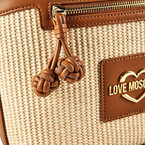 Love Moschino Straw Chic Beuteltasche 24 cm