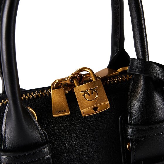 PINKO Bowling Bag Handtasche Leder 21 cm
