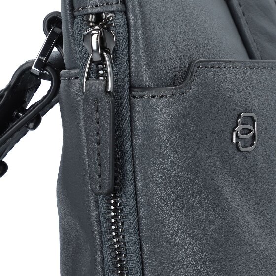 Piquadro Black Square Aktentasche Leder 42 cm Laptopfach