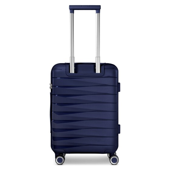 Franky London 4 Rollen Kabinentrolley S 55 cm mit Dehnfalte