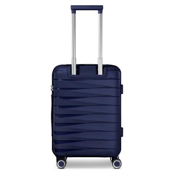 Franky London 4 Rollen Kabinentrolley S 55 cm mit Dehnfalte