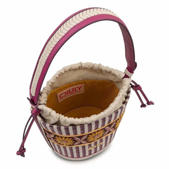 Oilily Metallic Stripe Beuteltasche 19 cm
