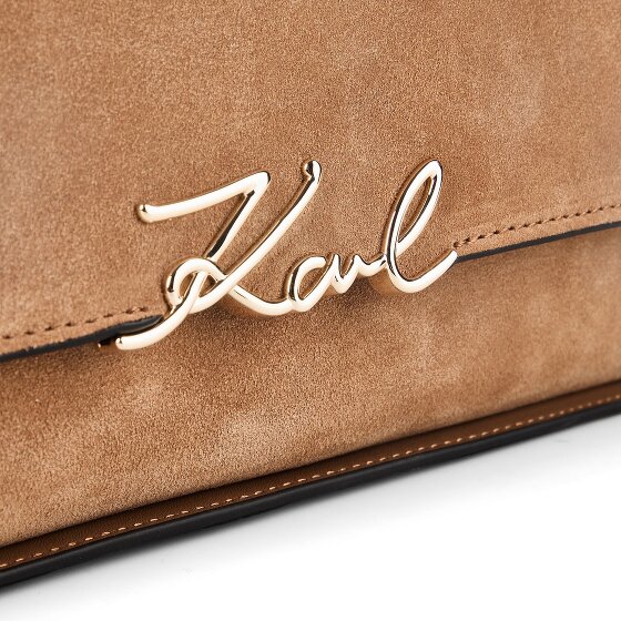 Karl Lagerfeld Signature Schultertasche Leder 32.5 cm
