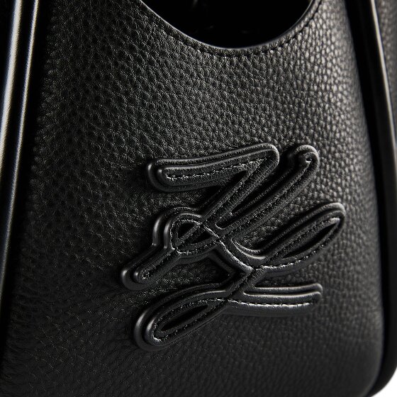 Karl Lagerfeld Autograph Handtasche Leder 26 cm