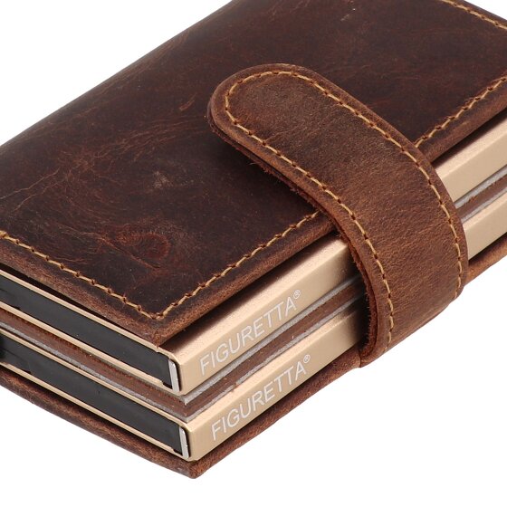 Greenburry Vintage Geldbörse RFID Schutz Leder 8 cm