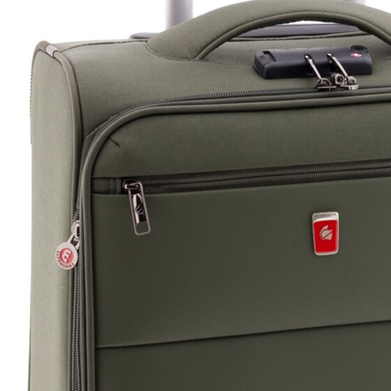 Gladiator 3700 4 Rollen Kabinentrolley 55 cm mit Dehnfalte