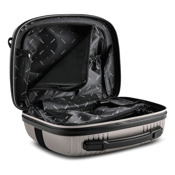 Redolz Essentials 14 Kofferset 2 tlg. Kabinentrolley mit Dehnfalte & Beautycase