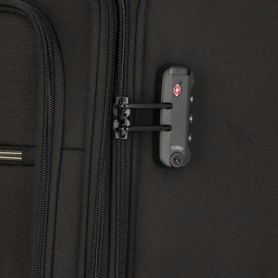 d&n Travel Line 9704 4 Rollen Trolley L 78 cm mit Dehnfalte