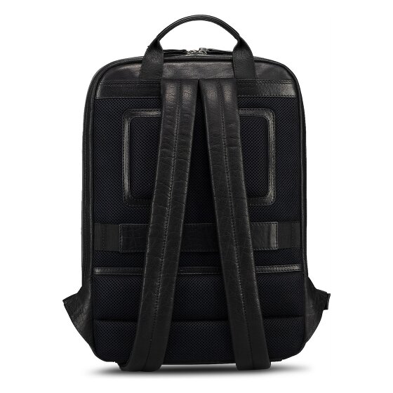 Jost Glasgow Daypack RFID Schutz Leder 44 cm Laptopfach