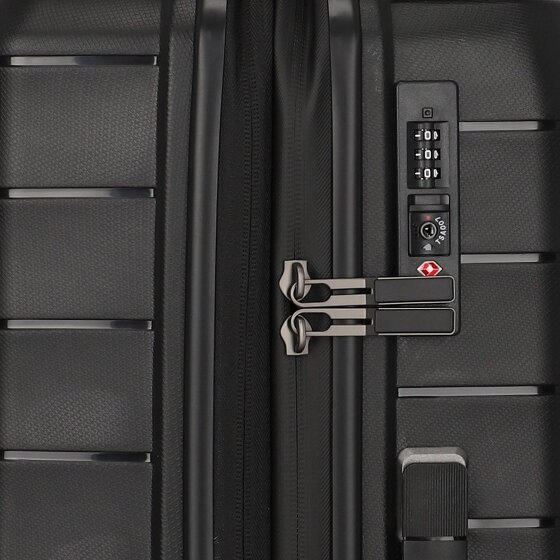 Travelite Mooby 4 Rollen Trolley M 66 cm mit Dehnfalte