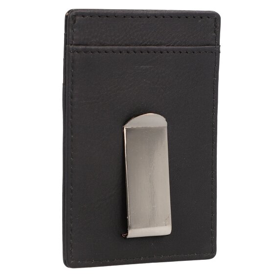 Police PT16-08536 Kreditkartenetui Leder 7 cm mit Geldscheinklammer