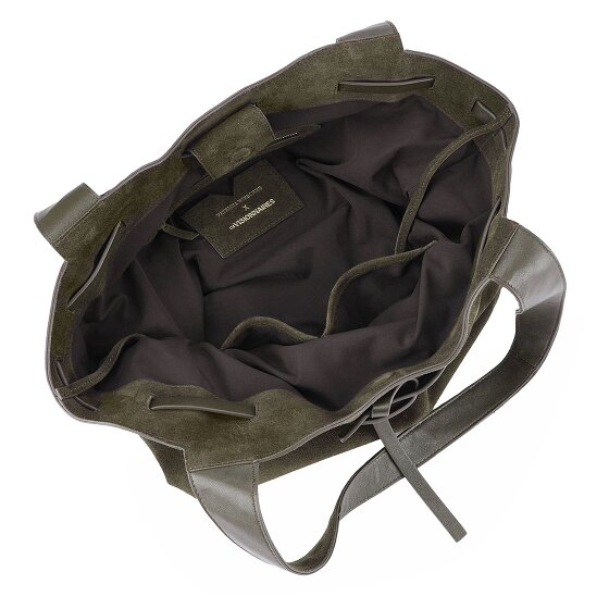 LES VISIONNAIRES Garbriella Shopper Tasche Leder 40 cm