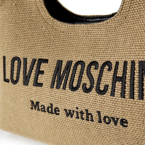 Love Moschino Cargo Canvas Schultertasche 34 cm