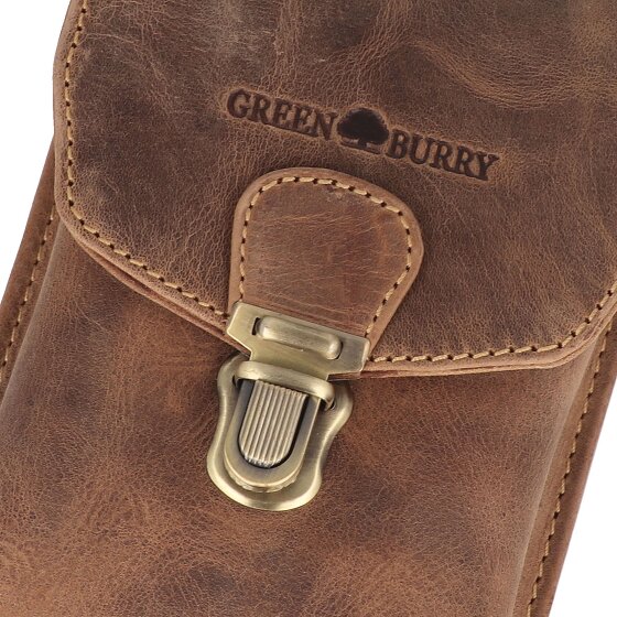 Greenburry Vintage Gürteltasche Leder 11 cm