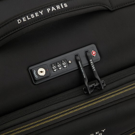 Delsey Paris Brochant 3 4 Rollen Kabinentrolley 55 cm mit Dehnfalte