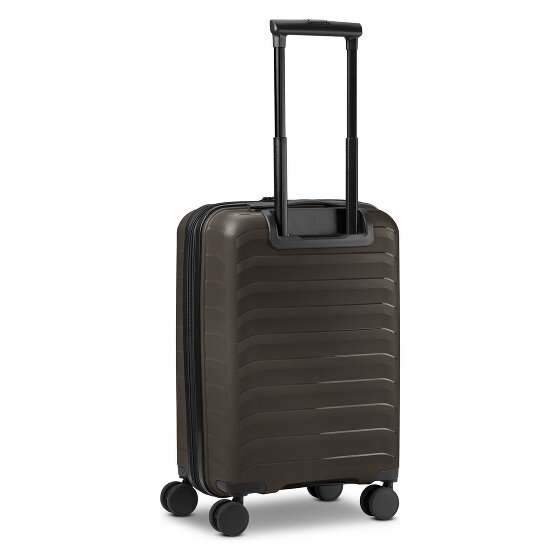 d&n Toronto 4 Rollen Kabinentrolley S 54 cm mit Dehnfalte