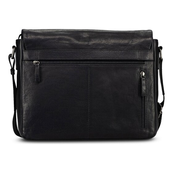 Jost Glasgow Aktentasche RFID Schutz Leder 34 cm Laptopfach