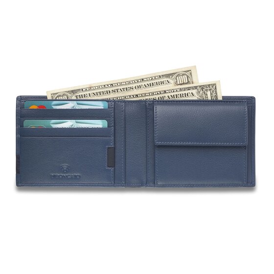 Roncato Monaco Geldbörse RFID Schutz Leder 9.5 cm