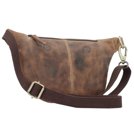 Greenburry Vintage Gürteltasche Leder 22 cm